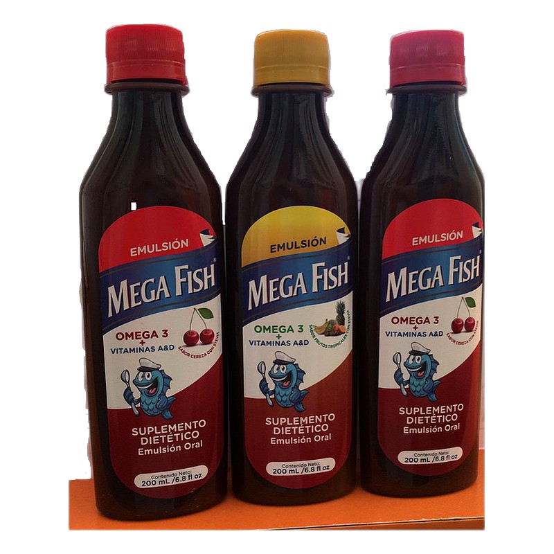 EMULSION MEGA FISH FCO X 200ML