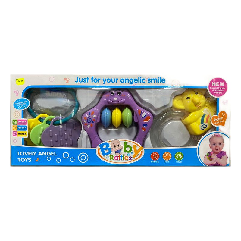 PACK SONAJA BABY RATTLES - Juguete