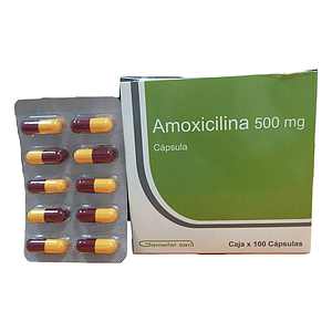 AMOXICILINA 500MG CÁPSULA
