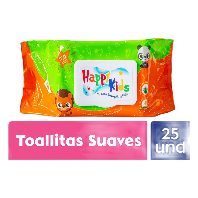 HAPPY KIDS TOALLAS HUMEDAS