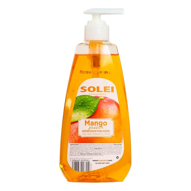 SOLEI JABÓN LIQUIDO (Antibacterial) x 550ml