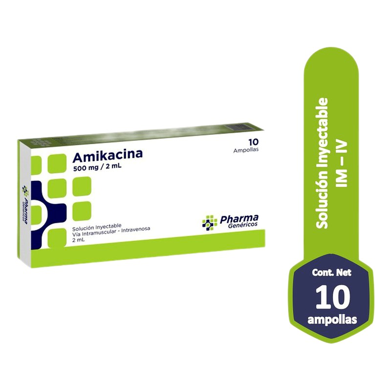 AMIKACINA 500MG/2ML AMPOLLA