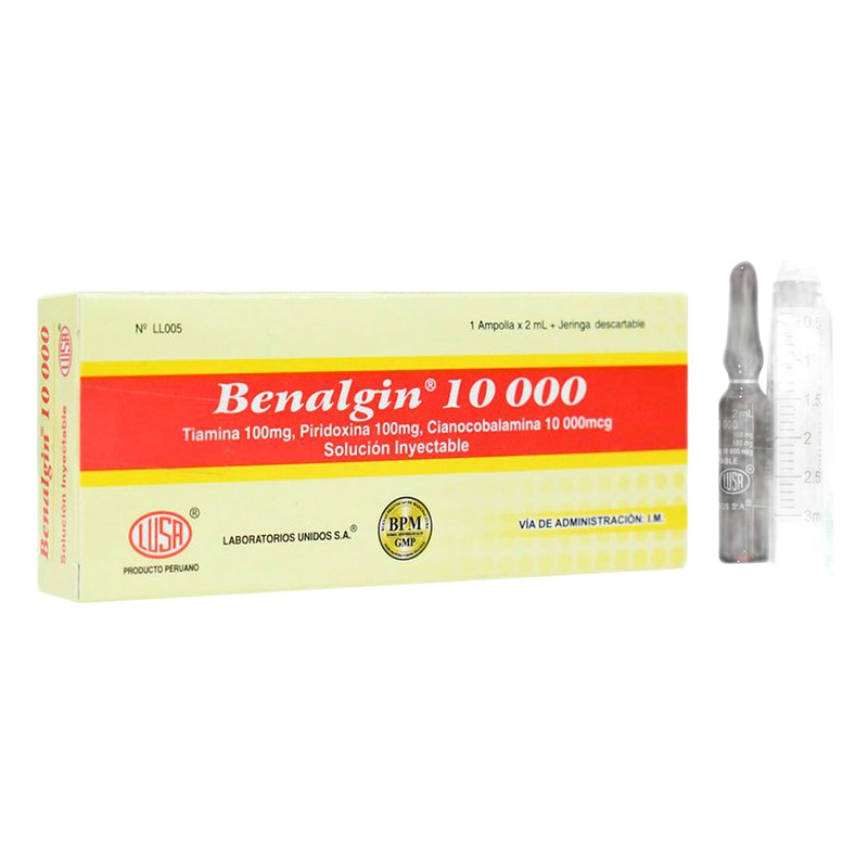 BENALGIN 10000 AMPOLLA