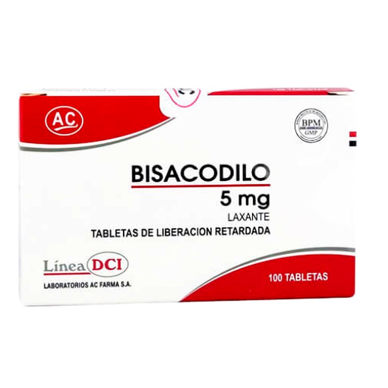 BISACODILO 5MG TABLETA