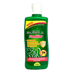 BUBBLE FAMILIAR REPELENTE FRASCO x120g