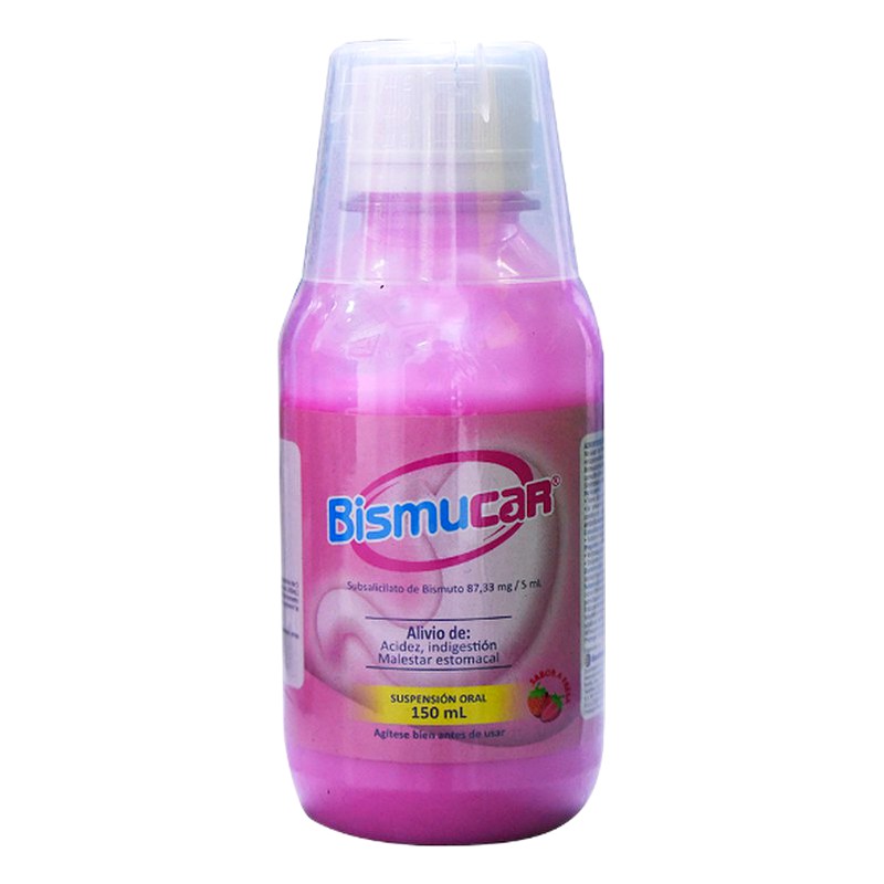 BISMUCAR FRESA JARABE - Frasco x 150mL