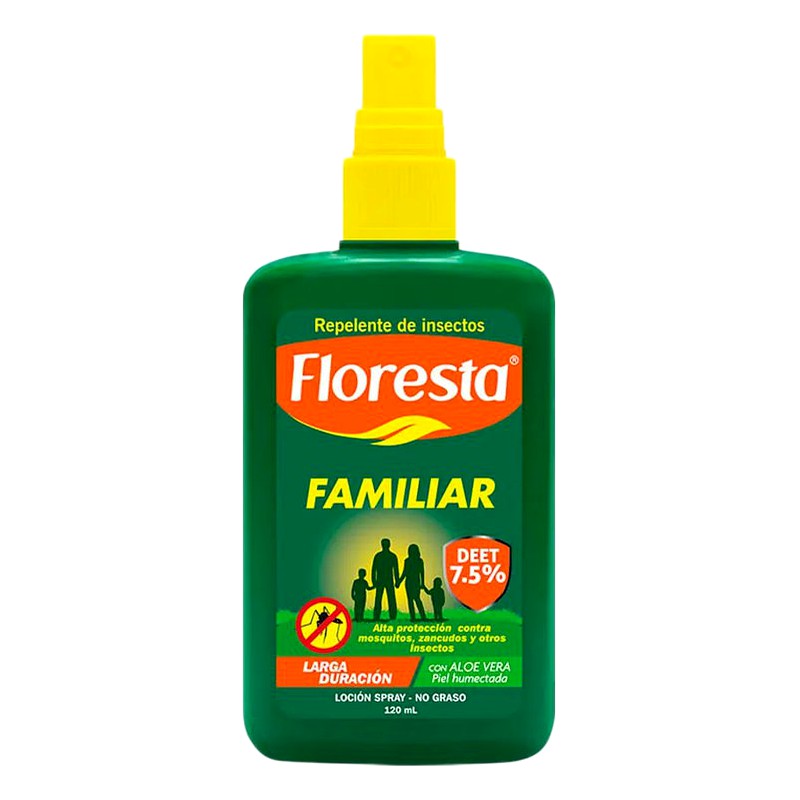FLORESTA FAMILIAR 7.5% REPELENTE SPRAY x120mL