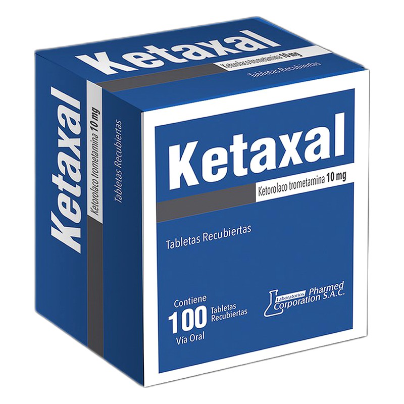 KETAXAL 10MG TABLETA RECUBIERTA