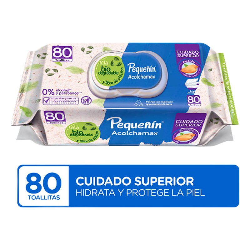 TOALLAS HUMEDAS PEQUEÑIN X 80