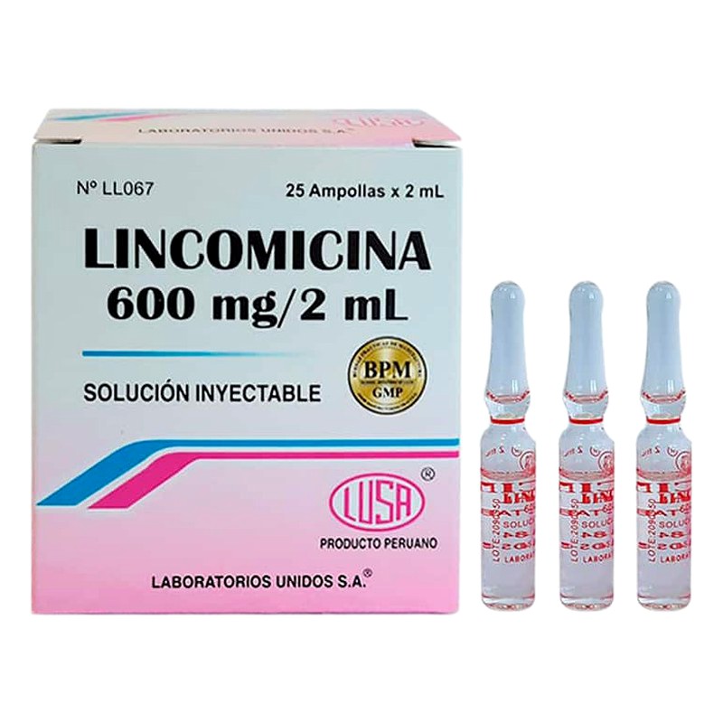 LINCOMICINA 600mg/2mL Solución Inyectable